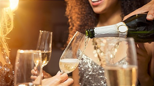 Locação das taças para o Wellcome Drink's