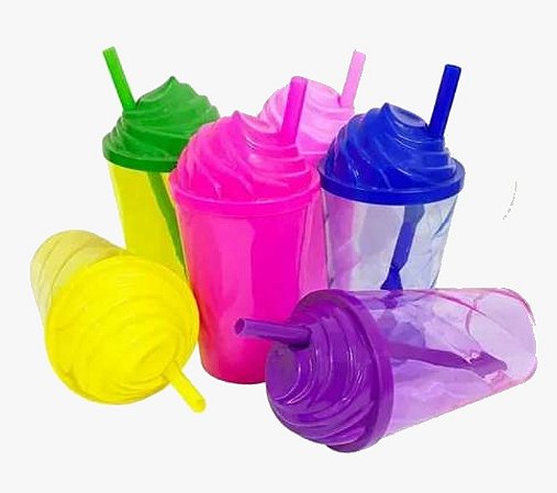 Copo twister com tampa chantilly liso - unidade