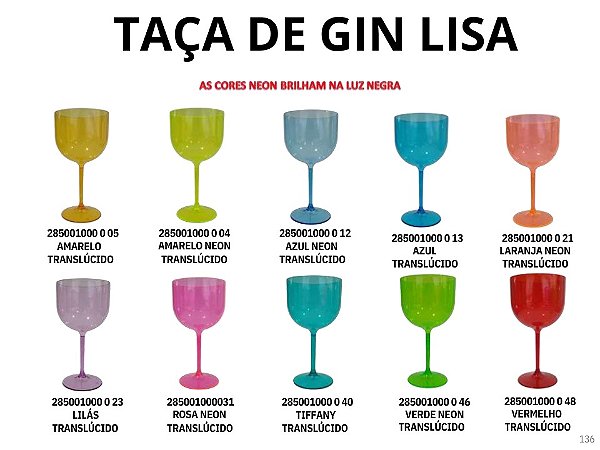 Taça Gin Lisa - unidade