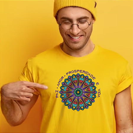 Camiseta Paz, Amor, Prosperidade e Vida