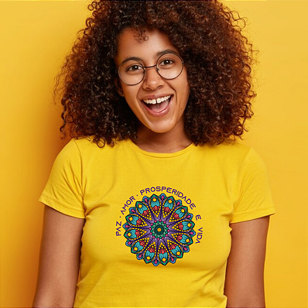 Baby Look Paz, Amor, Prosperidade e Vida