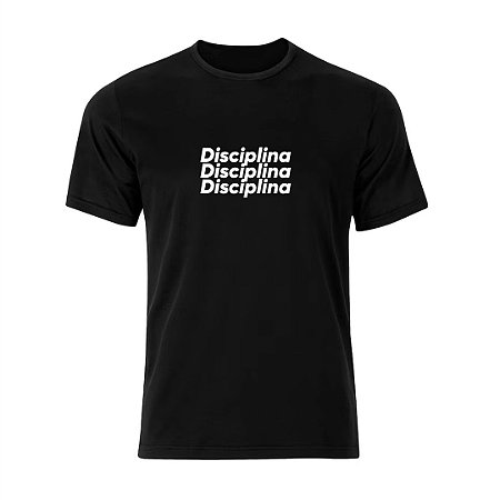 Camiseta Disciplina Preta