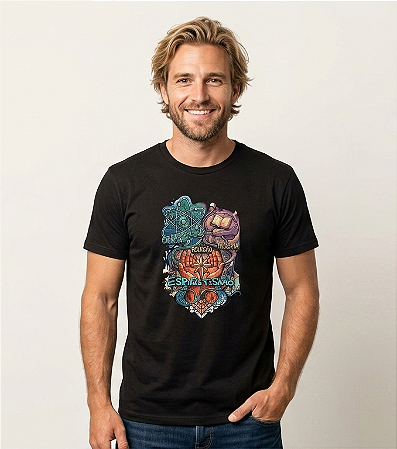 Camiseta Ciência, Filosofia e Religião PRETA