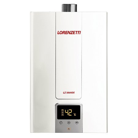 Aquecedor De Água A Gás Bivolt LZ 1600DE GN Digital Lorenzetti