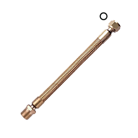 Mangueira Dourada Entrada De Gás Aquecedor 40cm Tomback 1/2
