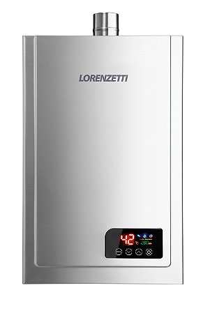Aquecedor De Água A Gás Lorenzetti Lz 2300 De-i (inox) 23,5 Litros Glp