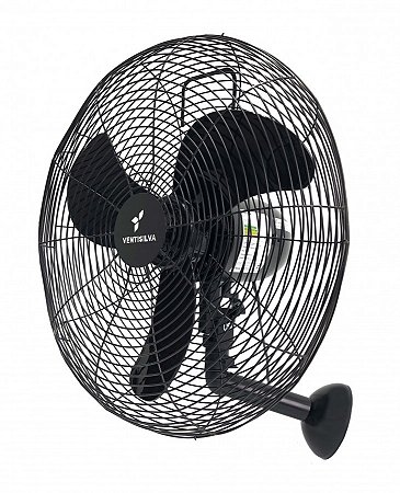 Ventilador de Parede VENTI50P Preto | Ventisilva, Silencioso e Resistente