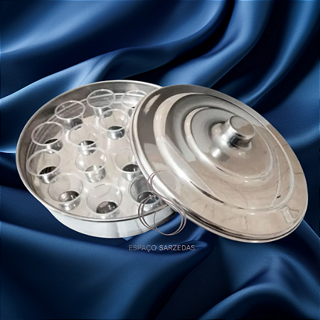 BANDEJA PQ DE SANTA-CEIA PRATA