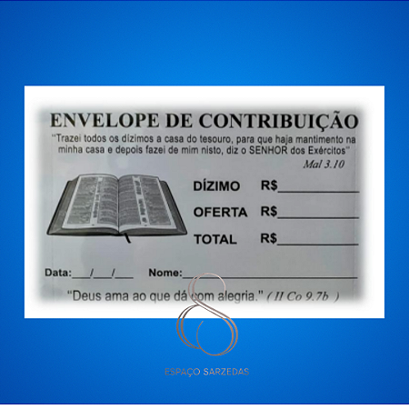ENVELOPE DE OFERTA - BRANCO