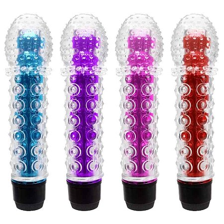 Vibrador Personal Capa Texturizada Ventosas Sexy Import