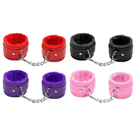 Algemas Em Couro Forro Macio Youvibe Vipmix