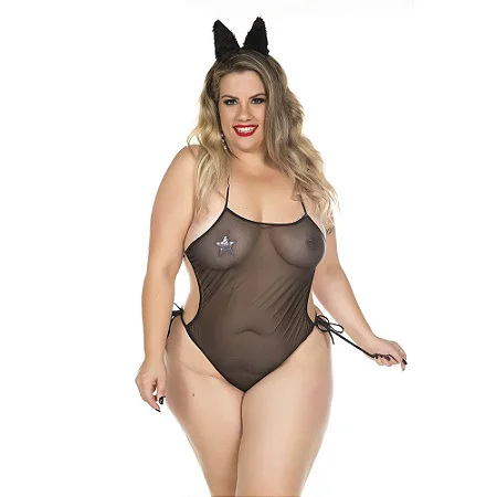 Mini Fantasia Plus Size Loba Ii Pimenta Sexy