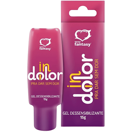 Gel Anestésico InDolor 15g Sexy Fantasy
