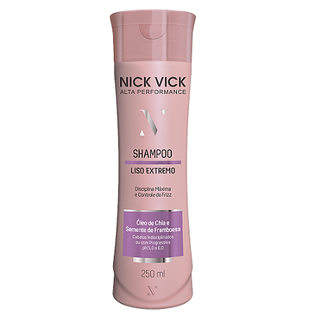 Shampoo Liso Extremo Nick Vick Alta Performance 250ml