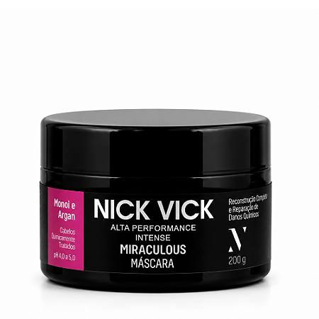 Máscara Miraculous Nick Vick Alta Performance 200g
