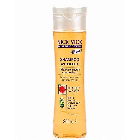Shampoo Antiqueda Nick Vick Nutri Action 260ml