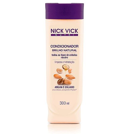 Condicionador Brilho Natural Nick Vick Nutri 300ml