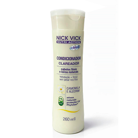 Condicionador Clareador Nick Vick Nutri Action 260ml