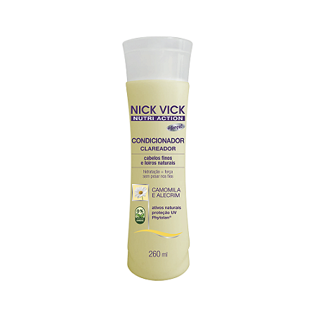 Condicionador Clareador Nick Vick Nutri Action 260ml