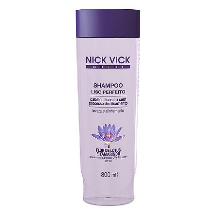 Shampoo Liso Perfeito Nick Vick Nutri 300ml