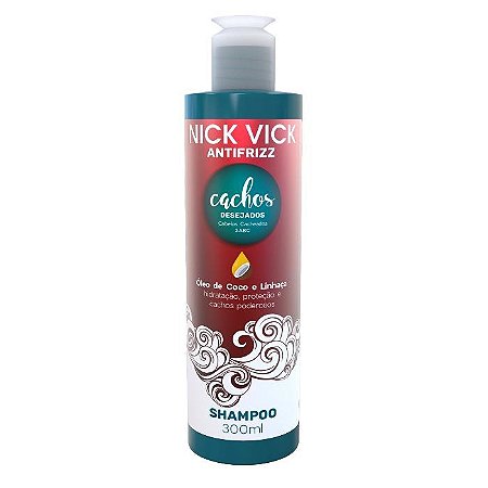 Shampoo Cachos Desejados Nick Vick Antifrizz  300ml