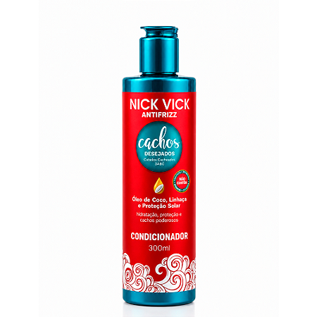 Condicionador Cachos Desejados Nick Vick Antifrizz 300ml