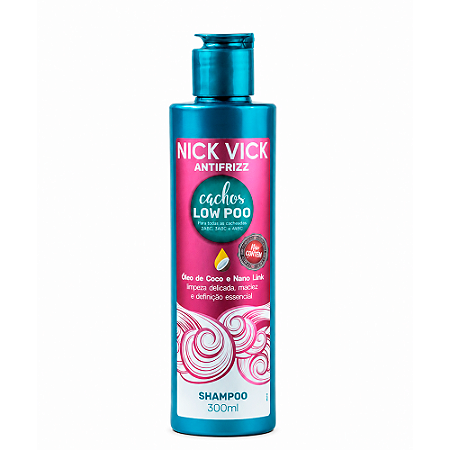 Shampoo Cachos Low Poo Nick Vick Antifrizz 300ml