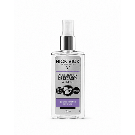Fluido Liso Extremo Acelerador de Secagem Nick Vick Alta Performance 125ml