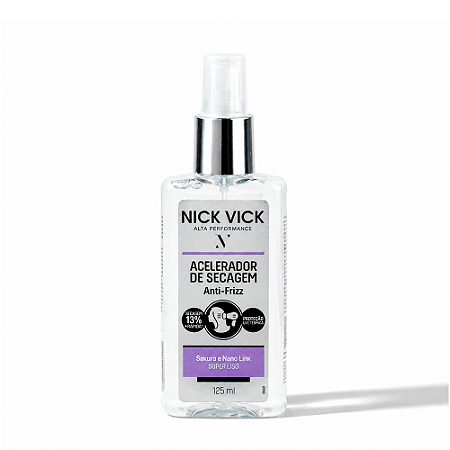 Fluido Liso Extremo Acelerador de Secagem Nick Vick Alta Performance 125ml