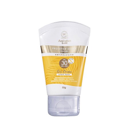 Australian Gold Antipoluição FPS 30 Protetor Solar Facial 50g