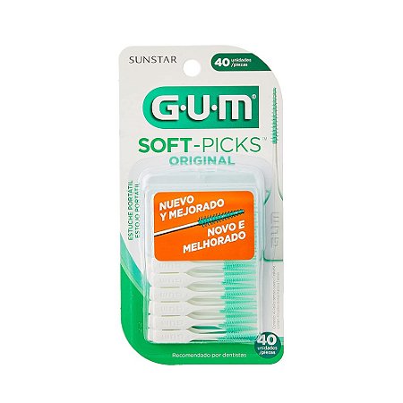 GUM Soft Picks Original Palitos Interdentais 40 Un