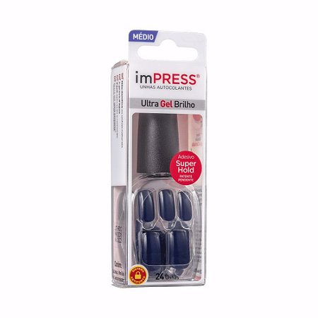 Kiss New York Impress Média Beautiful Night Unhas Postiças