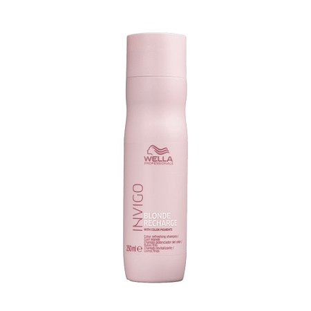 Wella Professionals Invigo Blonde Recharge Shampoo Desamarelador 250ml