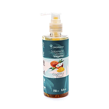 Orgânica Coconut e Lima Sabonete Líquido Vegetal 250ml
