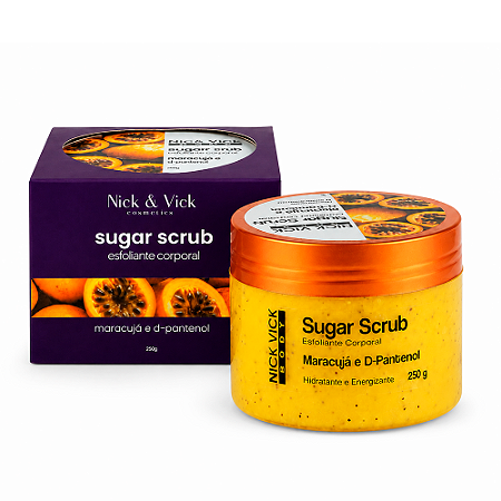 Esfoliante Corporal Nick Vick Maracujá Sugar Scrub Body 250g