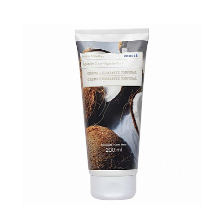 Korres Água de Coco Creme Hidratante Corporal 200ml
