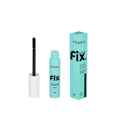 Vizzela Brow Up Fix Gel Fixador para Sobrancelhas