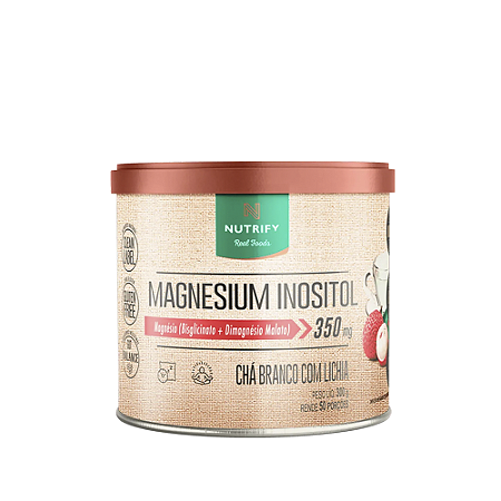 Nutrify Magnésio Inositol Chá Branco com Lichia 300g