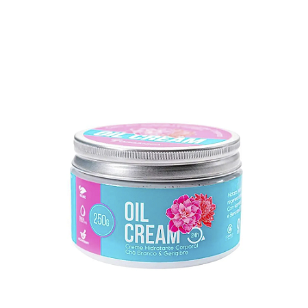 Orgânica Chá Branco e Gengibre Oil Cream Hidratante 250g