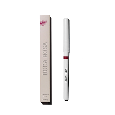 Boca Rosa Cereja Intenso Contorno Labial