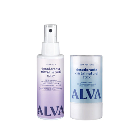 Kit Alva Transição Desodorante Natural - Lavanda