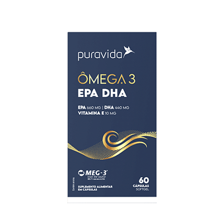 Puravida Ômega 3 Epa Dha 60 caps