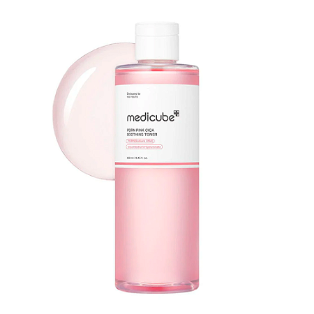 Medicube PDRN Pink Cica Soothing Toner Tônico Facial Calmante 250ml