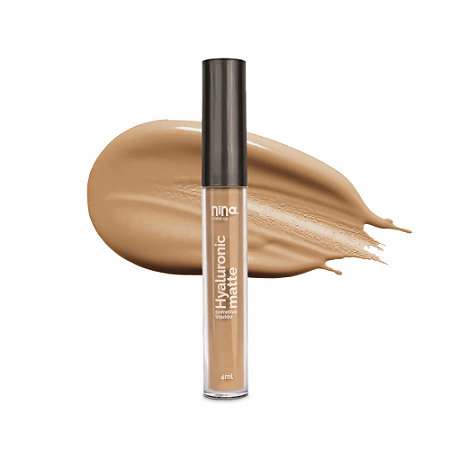 Nina Makeup Hyaluronic Matte 4 Corretivo Líquido 4ml