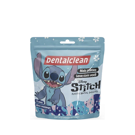 Dentalclean Stitch Flosser Infantil Morango