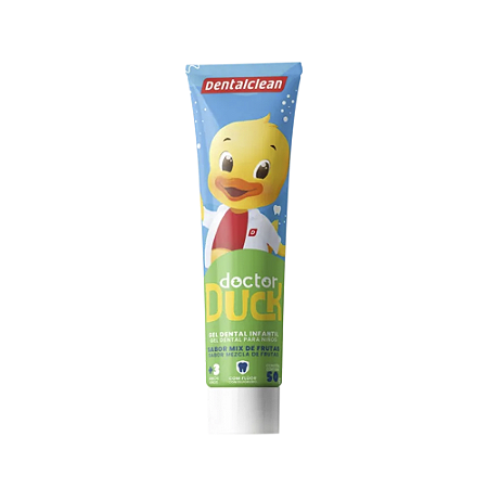 Dentalclean Dr Duck Gel Dental com Flúor Infantil 50g