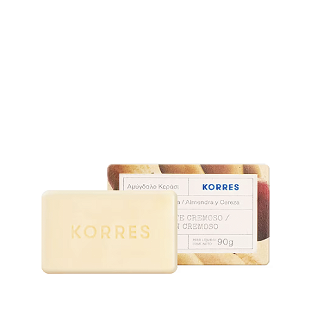Korres Amêndoa e Cereja Sabonete em Barra 90g