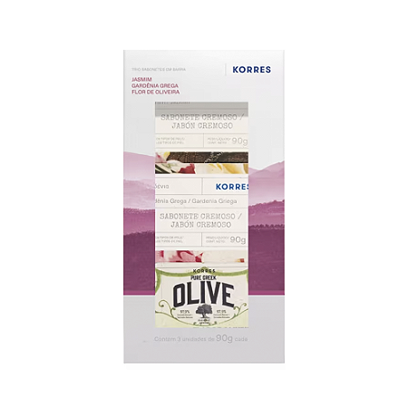 Kit Korres Milos Island Sabonetes em Barra (3 produtos)