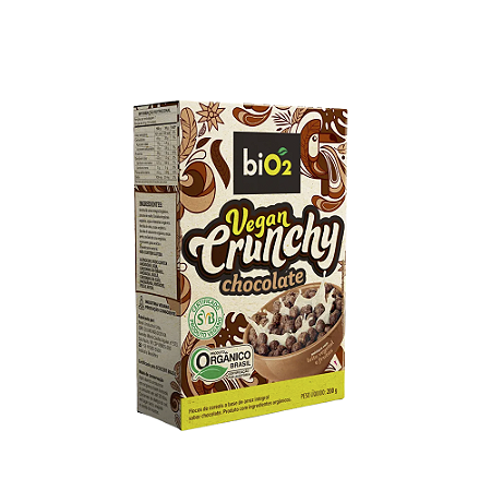biO2 Vegan Crunchy Cereal Matinal Chocolate 200g
