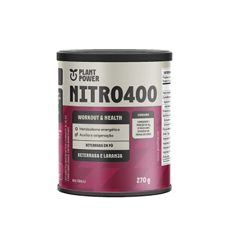 Plant Power Nitro400 Beterraba e Laranja 270g